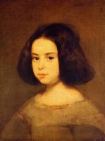 Velazquez, Diego Rodriguez de Silva - Portrait of a Little Girl